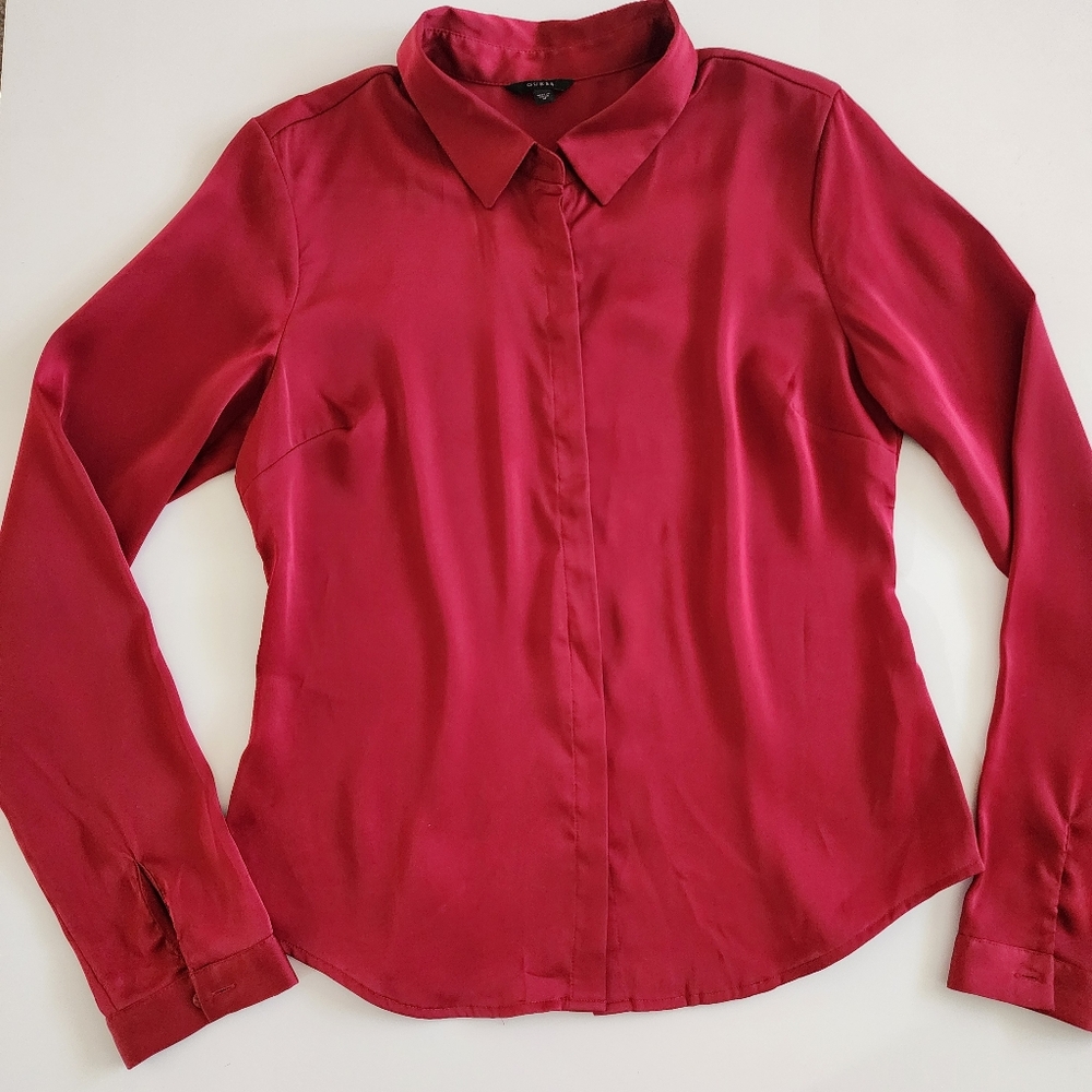 Guess Button Down Shirt Size M - Picture 2 of 6